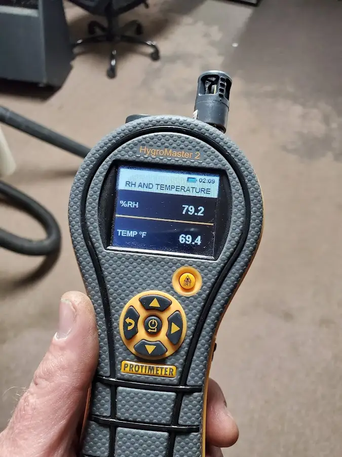 Moisture meter humidity assessment for Mold Remediation & Removal in Eagle Lake